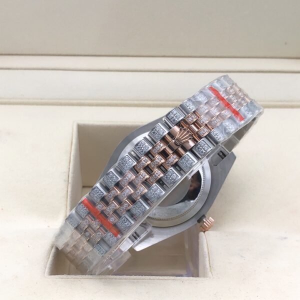 Rolex new type bezel (3.55mm diamond) full starry sky Roman dial, 41mm size