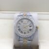Rolex new bezel (3.55mm diamonds) star-shaped Roman dial, size 41mm