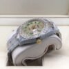Rolex new bezel (3.55mm diamonds) star-shaped Roman dial, size 41mm