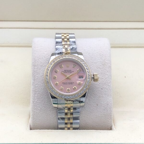 Rolex 28mm pink pearlstone
