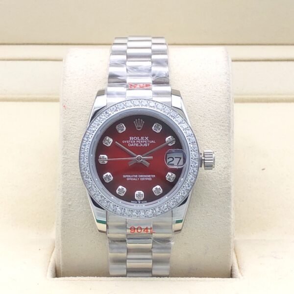 Rolex leopard red stone surface, size 31mm