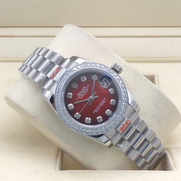 Rolex leopard red stone surface, size 31mm