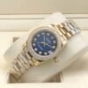 Rolex leopard pattern with blue stones, size 31mm