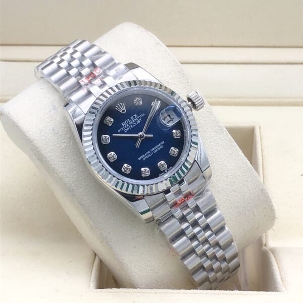 Rolex leopard pattern with blue stones, size 31mm
