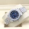 Rolex leopard pattern with blue stones, size 31mm