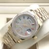 Rolex round diamond bezel with rainbow diamonds all over, size 36mm