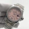 Rolex new model with square diamond bezel and Roman-shaped dial, size 36mm
