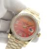 Rolex new model with square diamond bezel and Roman-shaped dial, size 36mm