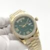 Rolex new model with square diamond bezel and Roman-shaped dial, size 36mm