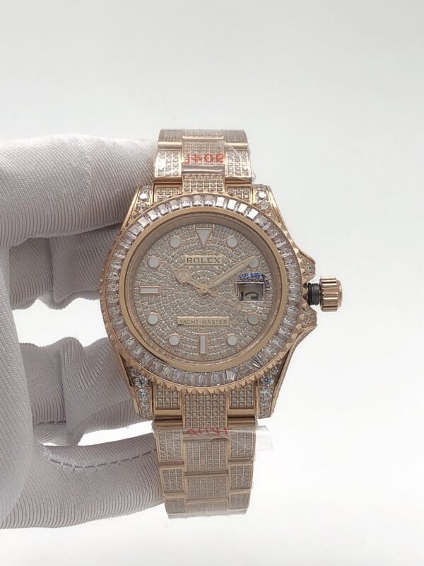 wsxc1762357132847_0 Rolex YM yacht with full diamond case and star-shaped dial, size 40m