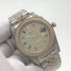 Rolex five-stone round diamonds set in a square shape,  diameter 41mm