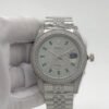 Rolex five-stone round diamonds set in a square shape, diameter 41mm