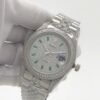 Rolex five-stone round diamonds set in a square shape, diameter 41mm