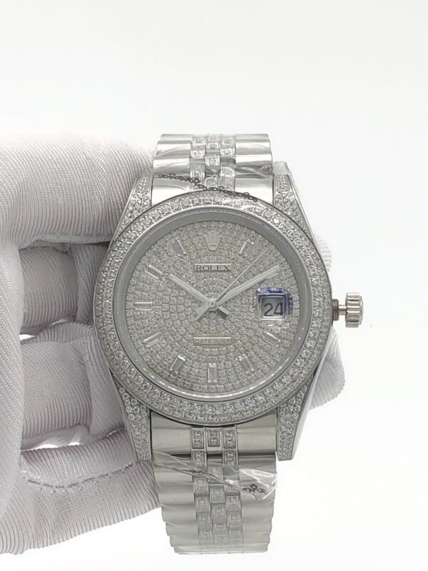 wsxc1762357376163_3 Rolex five-stone round diamonds set in a square shape, diameter 41mm