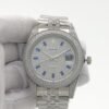Rolex five-stone round diamonds set in a square shape, diameter 41mm