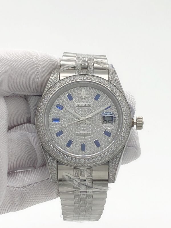 wsxc1762357376163_6 Rolex five-stone round diamonds set in a square shape, diameter 41mm