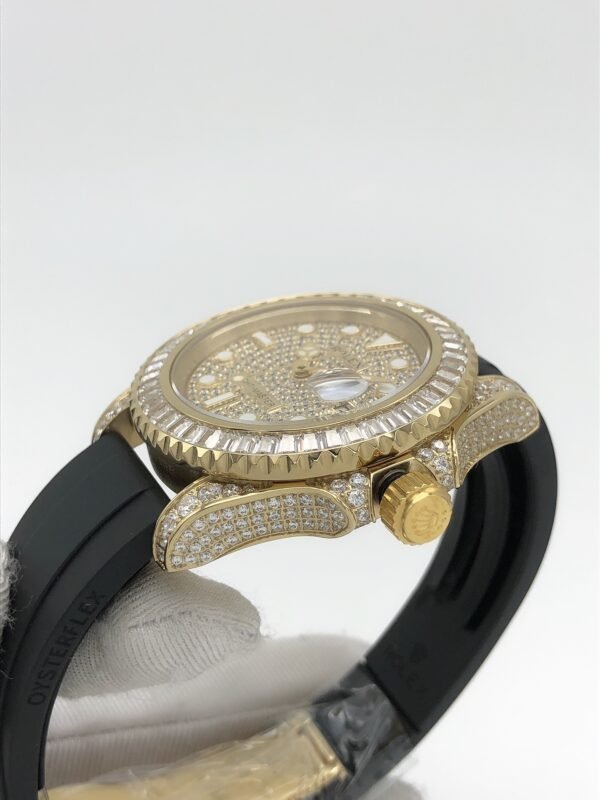 YM yacht with full diamond coating and star-shaped surface, size 40mm