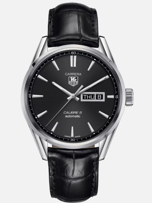 TAG Heuer Carrera Automatic, 41 mm, Steel WAR201A.FC6266 Swiss-made, this bold TAG Heuer Carrera is an aesthetic 41 mm watch. This model features a Steel case and a Calibre 5 Automatic movement.