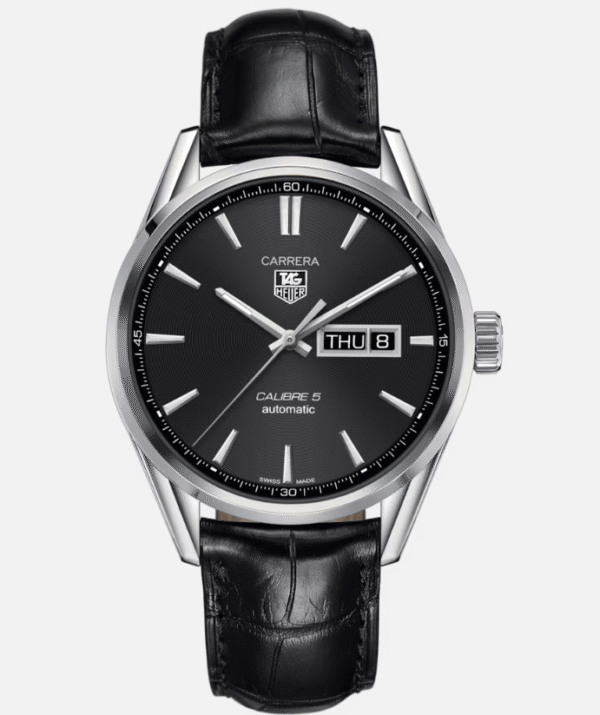 TAG Heuer Carrera Automatic, 41 mm, Steel WAR201A.FC6266 Swiss-made, this bold TAG Heuer Carrera is an aesthetic 41 mm watch. This model features a Steel case and a Calibre 5 Automatic movement.