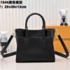 M21546 black perforated 53824 53826 This model "On My Side" small handbag is made of cowhide leather. Dimensions: 25.0 x 20.0 x 12.0 cm (length x height x width)