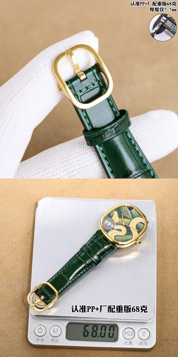 Patek philippe golden ellipse 5738/50j-001 34.5-39.5-7.7