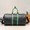 M26434 M41416 This model Keepall Bandouliere 50 travel bag is made of Monogram Eclipse canvas. Dimensions: 50x29x23cm